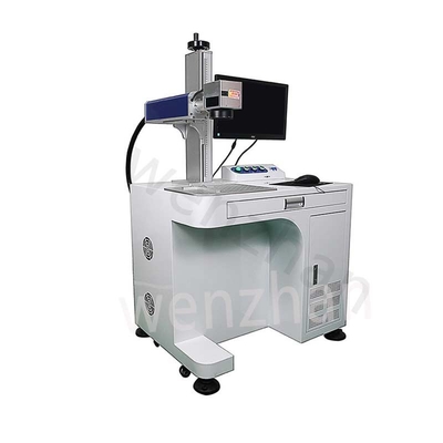 Macchina di marcatura laser a fibra di scrivania con potenza 10/20/30/100W e velocità di marcatura 7000mm/s
