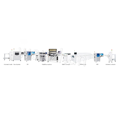 Linea automatica completa SMT per la produzione di PCB, macchine per la produzione di schede PCB a LED, macchine pick and place SMT, linea di produzione SMT