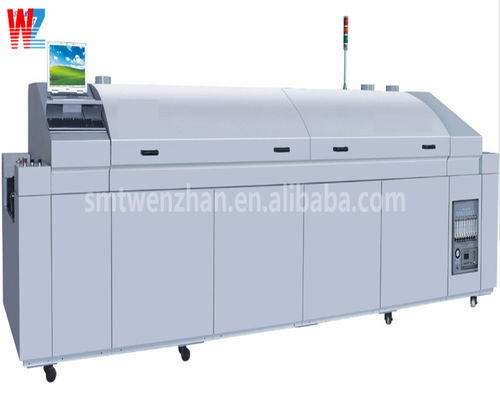 Forno a riversamento di benchtop ad alta efficienza Controllo della temperatura a doppia zona Soldering di riversamento per l'assemblaggio di PCB SMT