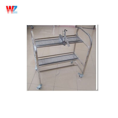 1x0.9x0.8m SMT Carrozzine di alimentazione FUJI XP Carrozzina di alimentazione colore argento per lo stoccaggio